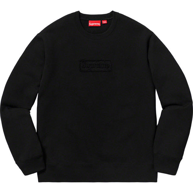 クーポン特価 Supreme Cutout Logo Crewneck ボックスロゴ スウェット