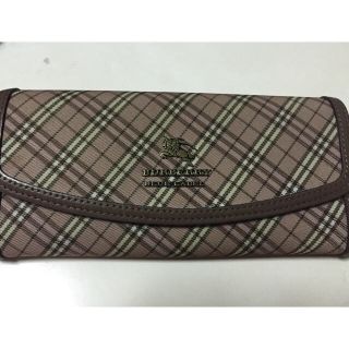 バーバリー(BURBERRY)のﾌﾞﾙｰﾚｰﾍﾞﾙ♡ﾋﾟﾝｸﾁｪｯｸ財布(財布)