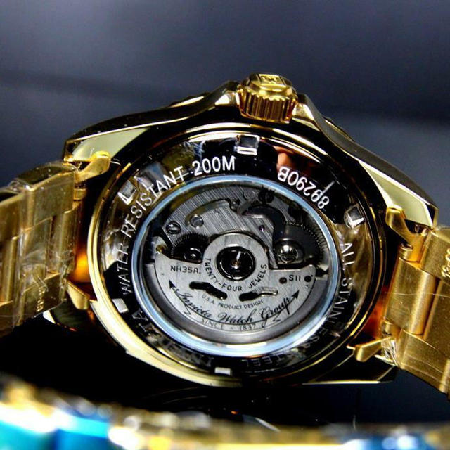 INVICTA - 【豪華ボックス付】INVICTA メンズ腕時計 ゴールド×ブラック 海外モデルの通販 by enjoylife's