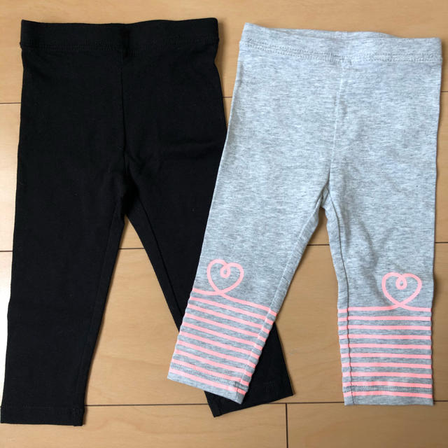 babyGAP(ベビーギャップ)のBabyGAP スパッツ 70&80cm【2枚組】 キッズ/ベビー/マタニティのキッズ服女の子用(90cm~)(パンツ/スパッツ)の商品写真