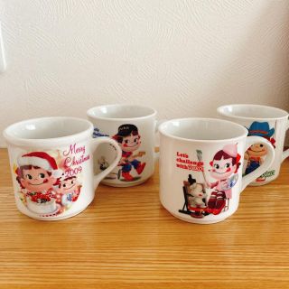 フジヤ(不二家)の【6セット】ペコちゃんマグカップ(マグカップ)