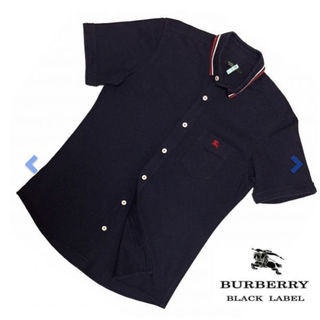 BURBERRY BLACK LABEL - ブラックレーベル バーバリー ポロシャツの通販｜ラクマ