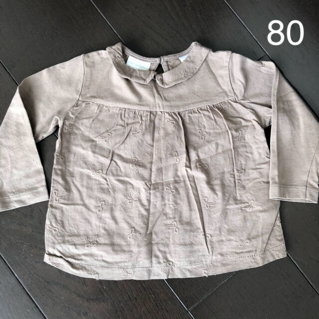 ZARA KIDS(ザラキッズ)のZARA KIDS 長袖カットソー 80センチ キッズ/ベビー/マタニティのベビー服(~85cm)(シャツ/カットソー)の商品写真