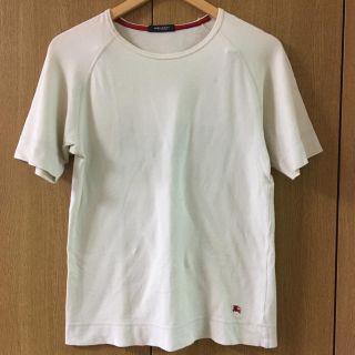 バーバリー(BURBERRY)のヴィンテージ 古着 BURBERRY バーバリー 半袖 Tシャツ オフホワイト(Tシャツ(半袖/袖なし))