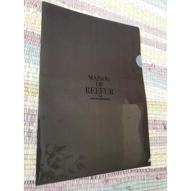 Maison de Reefur(メゾンドリーファー)の♡メゾンドリーファー　MAISON DE REEFUR ♡非売品クリアファイル インテリア/住まい/日用品の文房具(ファイル/バインダー)の商品写真