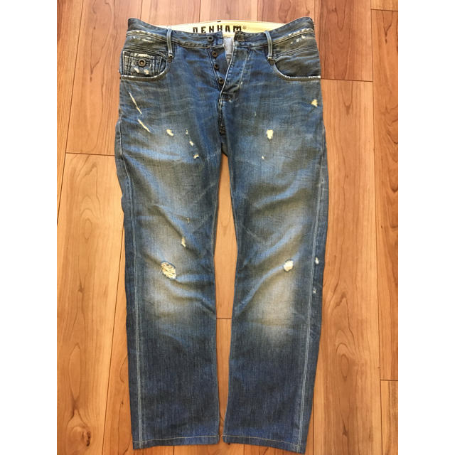 美品】デンハム WOODSTOCK MIJK 22 日本製 W34(DENHAM 美品】デンハム WOODSTOCK MIJK 22 日本製 W34(DENHAM