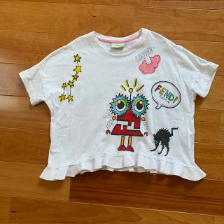 フェンディ  キッズ　トップス　Tシャツ　モンスター