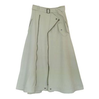 アメリヴィンテージ(Ameri VINTAGE)の限定値下げ/新品タグ付/RIDERS FLARE SKIRT/ピスタチオ/36(ロングスカート)