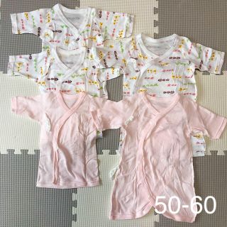 アカチャンホンポ(アカチャンホンポ)の新生児 短肌着 コンビ肌着 50-60 女の子(肌着/下着)