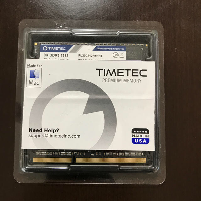 新同品 TIMETEC DDR3 1333MHz 8Gbx2 16Gb 送料無料 2