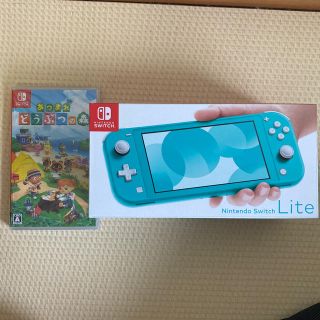 ニンテンドースイッチ(Nintendo Switch)のSwitchライト本体どうぶつの森セット(家庭用ゲーム機本体)