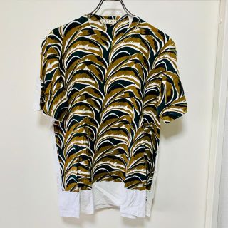 マルニ(Marni)の(美品)marni ボタニカル柄Tシャツ 50 (Tシャツ/カットソー(半袖/袖なし))