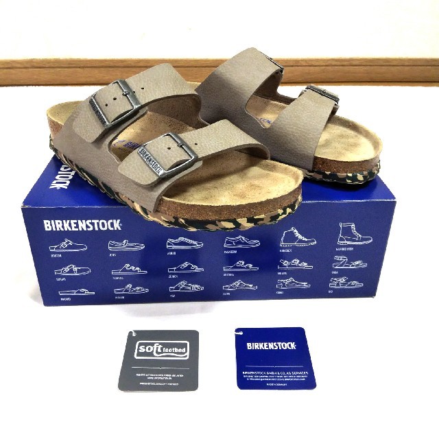 BIRKENSTOCK(ビルケンシュトック)のなつ様専用☆BIRKENSTOCK アリゾナ SOFT FOOD BED 普通幅 メンズの靴/シューズ(サンダル)の商品写真