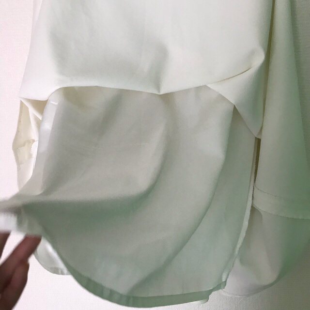 NOLLEY'S(ノーリーズ)の●NOLLEY'S スカート ポリエステル ホワイト レディース 日本製● レディースのスカート(ひざ丈スカート)の商品写真