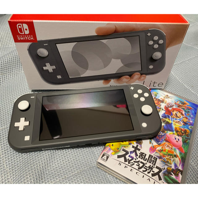 Nintendo Switch Liteグレー　スマブラ　セット販売のサムネイル