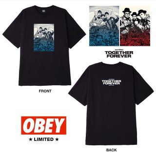 オベイ(OBEY)のOBEYxGLEN E.FRIEDMANxBEASTIE BOYS Tシャツ黒L(Tシャツ/カットソー(半袖/袖なし))