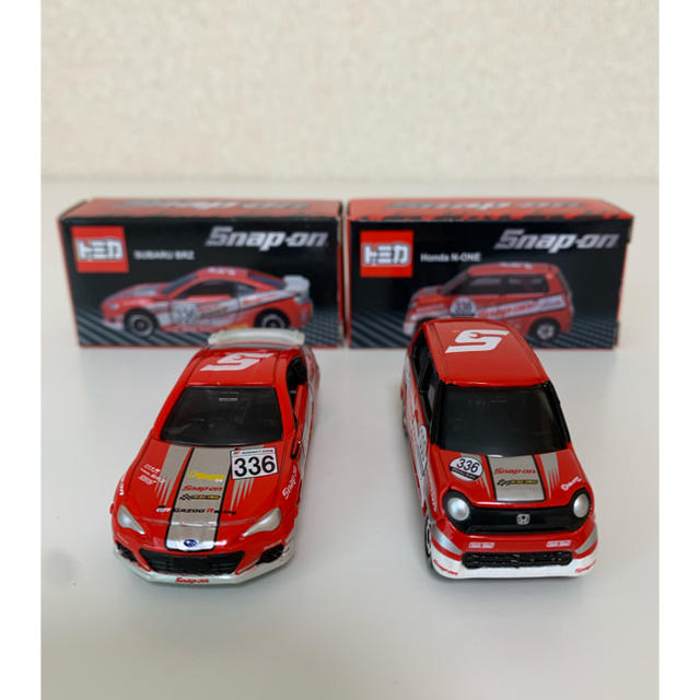 Takara Tomy(タカラトミー)のトトミカ スナップオンミニカー BRZ&N-ONE 2台セット エンタメ/ホビーのおもちゃ/ぬいぐるみ(ミニカー)の商品写真