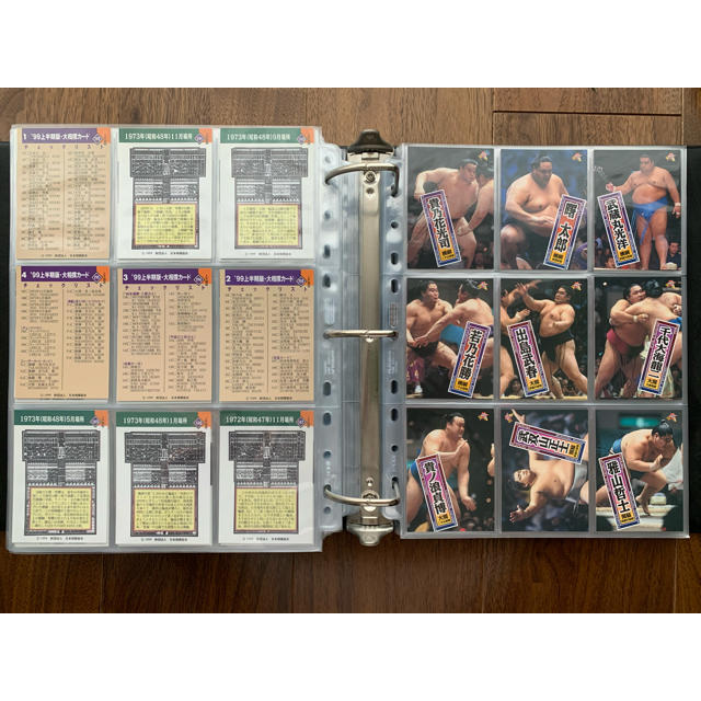 大相撲カード　ノーマルカードのみ　1997〜2000 計741枚 エンタメ/ホビーの本(趣味/スポーツ/実用)の商品写真