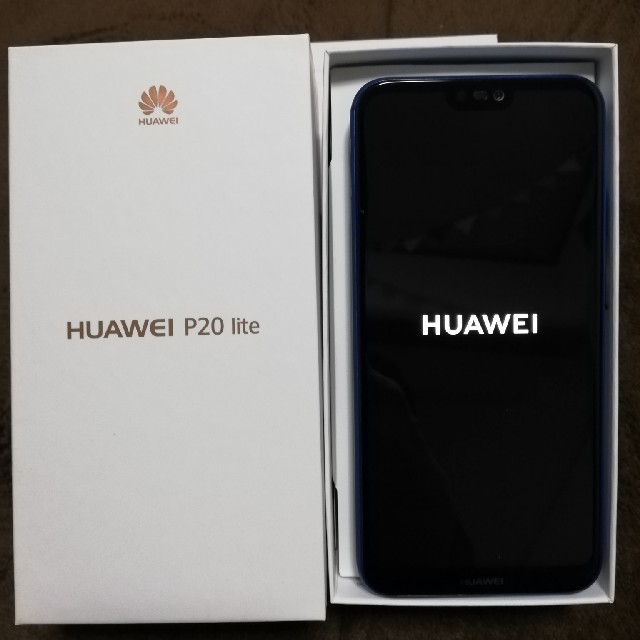 ANDROID(アンドロイド)のHUAWEI P20 Lite クラインブルー SIMフリー スマホ/家電/カメラのスマートフォン/携帯電話(スマートフォン本体)の商品写真