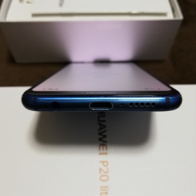 ANDROID(アンドロイド)のHUAWEI P20 Lite クラインブルー SIMフリー スマホ/家電/カメラのスマートフォン/携帯電話(スマートフォン本体)の商品写真