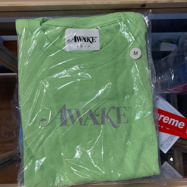 awakeNY 3M logo tee green