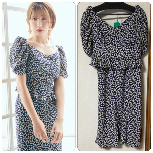 Her lip to♡Cherry Pattern Two Piece