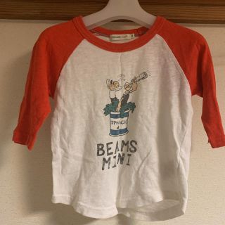 コドモビームス(こども ビームス)のTシャツ　七分丈　ビームス  ビームスミニ　　90cm   ポパイ　オリーブ(Tシャツ/カットソー)