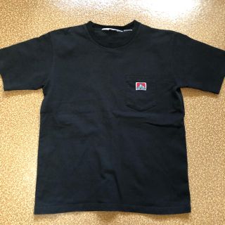 ベンデイビス(BEN DAVIS)のBEN DABIS 鹿の子ポケットTシャツ／ブラック／Mサイズ(Tシャツ/カットソー(半袖/袖なし))