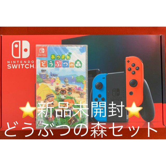 ⭐️新型・新品⭐️ Nintendo Switch 本体　どうぶつの森　セット