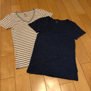 ギャップ(GAP)のギャップVネックTシャツ2枚セット　Mサイズ(Tシャツ(半袖/袖なし))