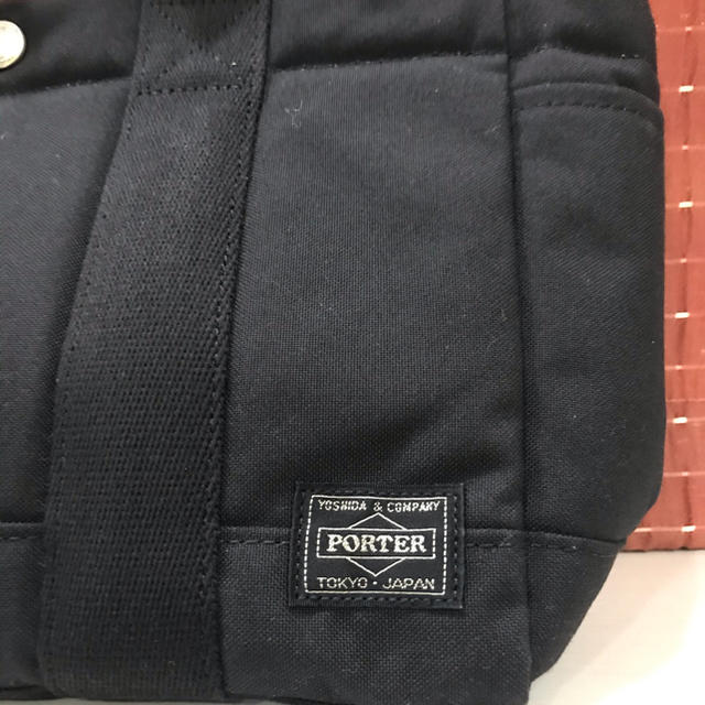 PORTER(ポーター)のお値下　ポーター　PORTER ミニトート　新品　ブラック メンズのバッグ(トートバッグ)の商品写真