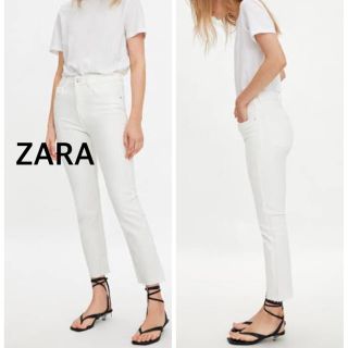 ザラ(ZARA)の新品ZARA ハイライズスリムフィットデニムパンツ(デニム/ジーンズ)