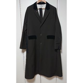 サンシー(SUNSEA)のSUNSEA polyys wool coat  Ash Brown(チェスターコート)