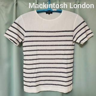マッキントッシュ(MACKINTOSH)のMackintosh London　Tシャツ　ボーダー　半袖　日本製(Tシャツ/カットソー(半袖/袖なし))