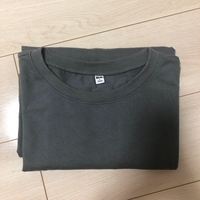 UNIQLO(ユニクロ)のユニクロ　コットン　オーバーサイズチュニック レディースのトップス(Tシャツ(半袖/袖なし))の商品写真
