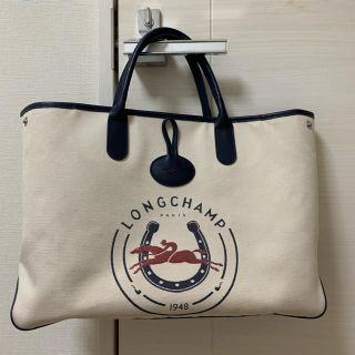 LONGCHAMP - LONGCHAMP ロンシャン キャンバストートバッグ ロゾの通販