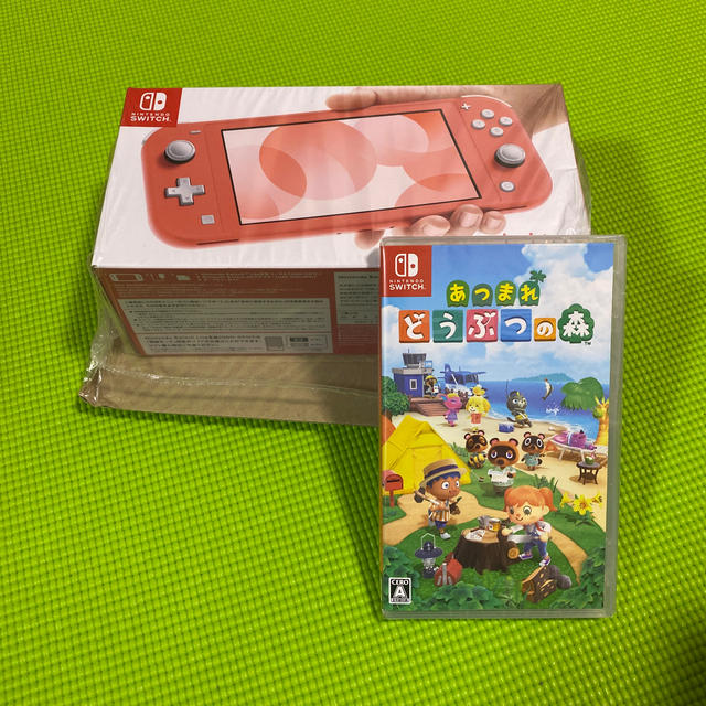 Nintendo Switch Lite コーラルピンク あつもりセット 最先端
