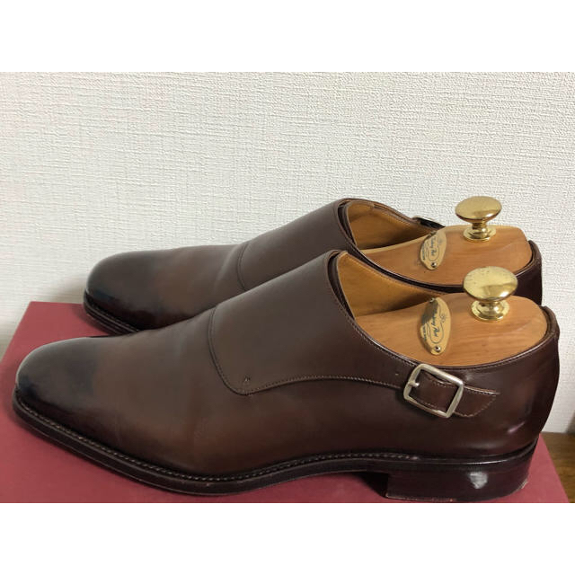 Crockett&Jones(クロケットアンドジョーンズ)の【更に値下げ】メルミン　シングルモンク　25.5 極美品 メンズの靴/シューズ(ドレス/ビジネス)の商品写真