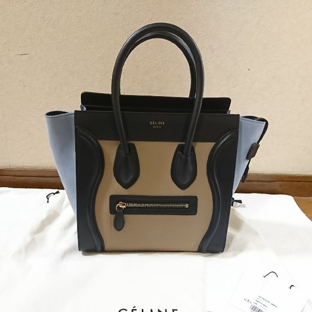 [美品】CELINE セリーヌ ラゲージ マイクロ  黒