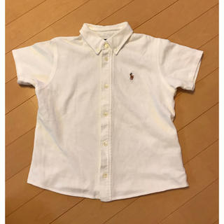 ラルフローレン(Ralph Lauren)のラルフローレン　ホワイト　半袖シャツ　120(Tシャツ/カットソー)