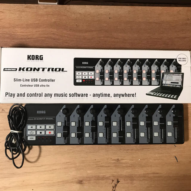 KORG(コルグ)のKORG nano KONTROL midiコントローラー 楽器のDTM/DAW(MIDIコントローラー)の商品写真