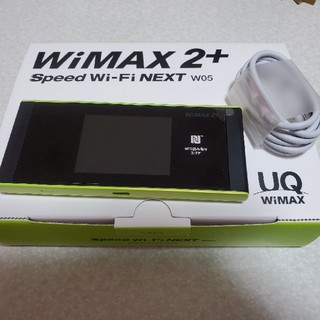 エーユー(au)のWiMAX2+　speed　Wi-Fi　NEXT　W05(PC周辺機器)