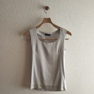 バーニーズニューヨーク(BARNEYS NEW YORK)のﾊﾞｰﾆｰｽﾞ ｼﾙﾊﾞｰtops(カットソー(半袖/袖なし))