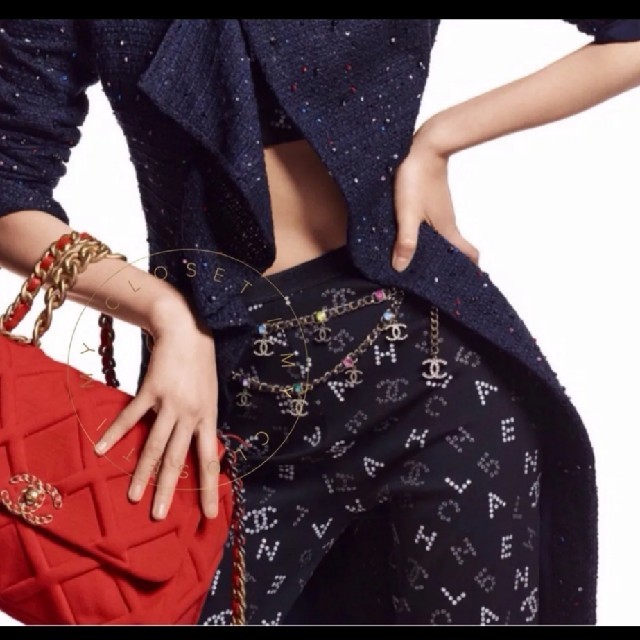2022新春福袋】 CHANEL - シャネル 2020ss即完売ジャージーパンツ