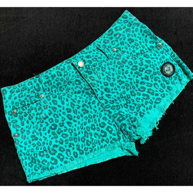 Roxy(ロキシー)のROXY 水陸両用　ショーパン　ターコイズブルー　Mサイズ　美品 レディースの水着/浴衣(水着)の商品写真