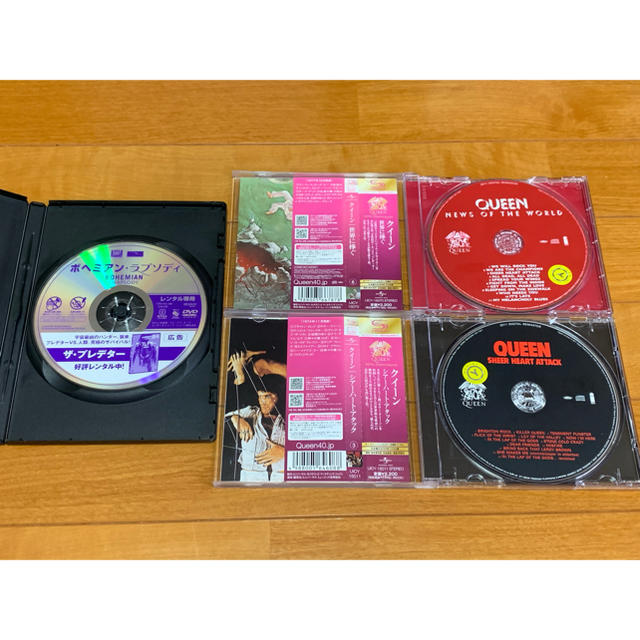 【送料無料】映画 ボヘミアン・ラプソディ DVD & クィーン CD セット