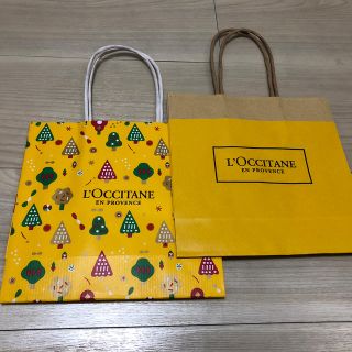 ロクシタン(L'OCCITANE)の【送料込】 L'OCCITANE（ロクシタン）紙袋 ２枚(ショップ袋)