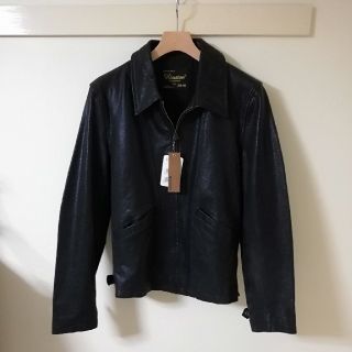 未使用品‼️ HOUSTON ライダースジャケット 38-M BK(レザージャケット)