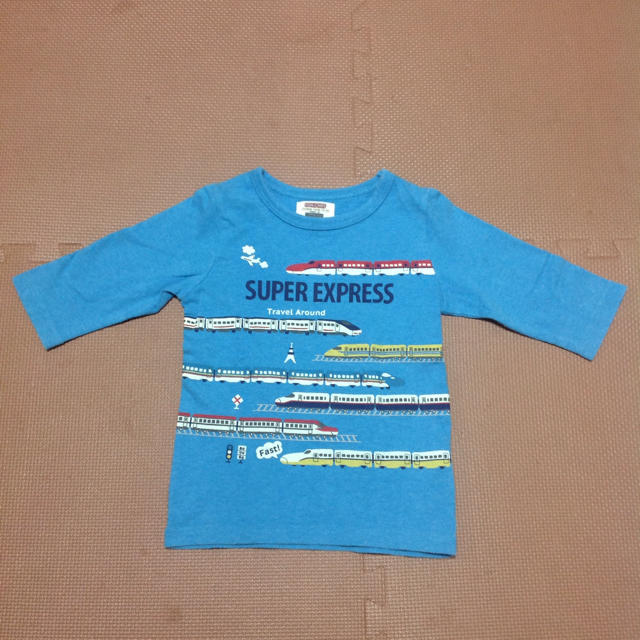 motherways(マザウェイズ)のマザウェイズ 電車 Tシャツ キッズ/ベビー/マタニティのキッズ服男の子用(90cm~)(Tシャツ/カットソー)の商品写真