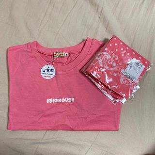 ミキハウス(mikihouse)のミキハウス　Tシャツ　バンダナ付き(Tシャツ(半袖/袖なし))